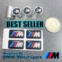 Качествен нов комплект 4 бр. стикери за BMW M Performance + 4 бр. капачки за вентили на гуми за кола, снимка 9
