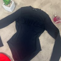 Черно боди рипс, снимка 1 - Блузи с дълъг ръкав и пуловери - 39111792