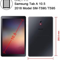 Ударо устойчив протектор за Junfire Samsung Galaxy Tab A 10.5 Case, T590, снимка 5 - Samsung - 30773881