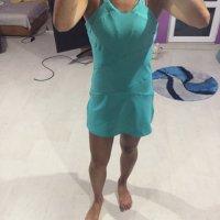 Тюркоазена рокля за тенис HEAD - M size, снимка 11 - Рокли - 27521271