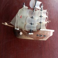 Модел на кораб , снимка 1 - Други ценни предмети - 40060641
