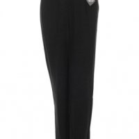 Голям черен дамски панталон EVANS с широк крачол, снимка 1 - Панталони - 33738185