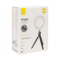 LED Ring осветление One Plus NR9204, 16см, 8.8W, Черен, снимка 2 - Селфи стикове, аксесоари - 37542258