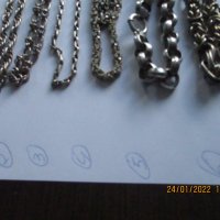 Сребърни синджири, снимка 2 - Колиета, медальони, синджири - 17217101