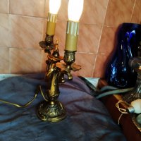 настолна лампа рококо, снимка 6 - Настолни лампи - 30797645