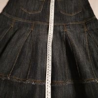 Черна дънкова пола, снимка 3 - Детски рокли и поли - 38221004