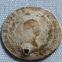 Сребърна монета 20 кройцера 1804г. Франц втори Будапеща Австрия 14958, снимка 1 - Нумизматика и бонистика - 42888416