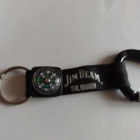 Интересен ключодържател Jim Beam с компас и карабинер рекламен- 6319, снимка 2 - Други - 30957553
