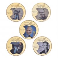 Монети покрити с 24 -каратно златно покритие, снимка 4 - Колекции - 34498399