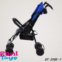 Лятна количка Zi Caspar, синя, снимка 3 - Детски колички - 38242902