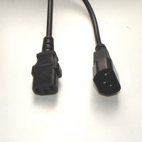 Захраннващ кабел за компютър  C14 to C13 extension SS301143, снимка 1 - Друга електроника - 39343737