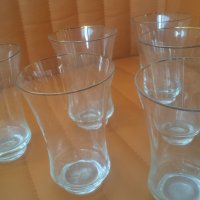 Ретро водни чаши калиево стъкло в кашон, снимка 1 - Чаши - 30691910