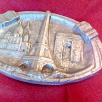 Метален пепелник Париж , снимка 8 - Антикварни и старинни предмети - 38912518