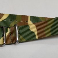 Текстилна каишка 20мм Нато Nato, снимка 2 - Каишки за часовници - 29767844