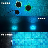 JIANUO Подводни светлини за басейн, RGB LED 15W, снимка 6 - Басейни и аксесоари - 42243491