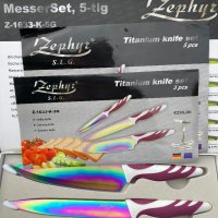 Комплект професионални ножове - Zephyr / Renberg - Чисто Нови , снимка 6 - Прибори за хранене, готвене и сервиране - 28451128