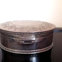 Прекрасна Стара Посребрена Кутия За Бижута, снимка 6 - Антикварни и старинни предмети - 42812280