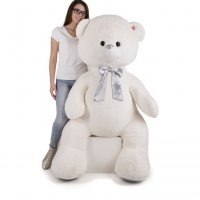 Огромен плюшен мечок - Мега бяло мече, снимка 3 - Плюшени играчки - 37917667