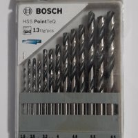Bosch HSS PointTeq Комплект свредла за метал 13 бр. 2608577349, снимка 1 - Куфари с инструменти - 35076131