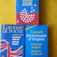 Dictionnaire d'Anglais(Bilingue), Dictionnaire des noms communs, precis de grammairе на френски език, снимка 1 - Чуждоезиково обучение, речници - 31831281