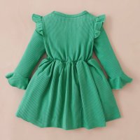 Зелена рокличка, снимка 2 - Детски рокли и поли - 42785578