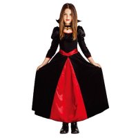 Детски костюм за Хелоуин Дълга рокля на вампир, снимка 1 - Детски рокли и поли - 42670320
