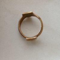 Старинен, уникален  меден прьстен " Маската", снимка 3 - Други ценни предмети - 34118456
