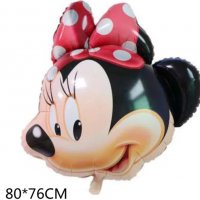 3D Мини Мики Маус грамадна глава фолио фолиев балон хелий или въздух парти рожден ден, снимка 5 - Други - 34318594