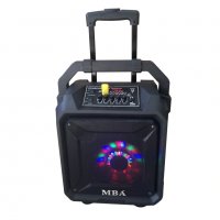 MBA Q5-8A Aктивна Караоке тонколона с 2 безжични микрофона, снимка 3 - Караоке - 30484797