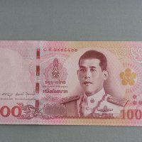 Банкнота - Тайланд - 100 бата UNC | 2018г., снимка 1 - Нумизматика и бонистика - 38491887