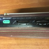 Sharp qt-f60 radio casette recorder дизайнерски модел, снимка 2 - Аудиосистеми - 31561200