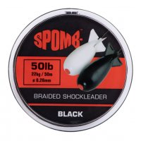 Шоклидер Spomb Braided Shock leader 50lb Black, снимка 2 - Такъми - 31016146