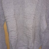 Блуза от плетиво лилава, снимка 1 - Блузи с дълъг ръкав и пуловери - 30756890