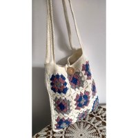 Дамски плетени чанти луксозни, ръчна изработка от качествени прежди, различни модели, снимка 2 - Чанти - 39398104