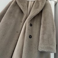 Палто с косъм ZARA, снимка 5 - Палта, манта - 40517451