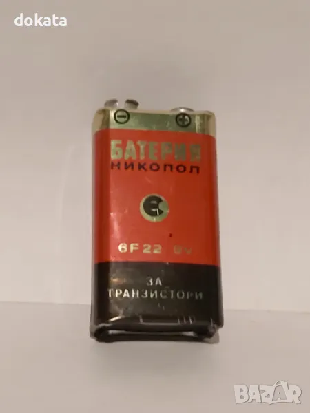 Стара батерия 9V, снимка 1