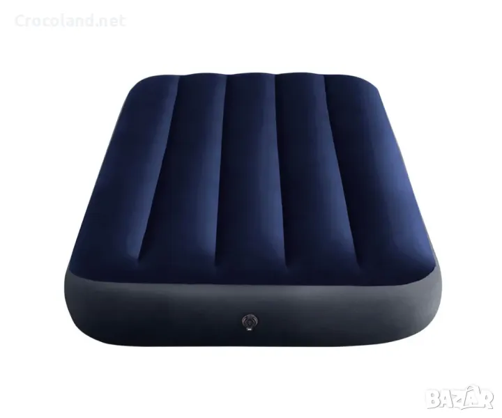 Надуваем матрак Intex Classic Downy, 76 х 191 х 25 см, PVC, плюшен, за дома и къмпинг, снимка 1
