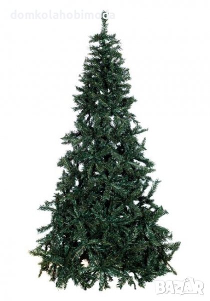 Коледна елха, 991 клонки, 210x120 см, Метална стойка, снимка 1