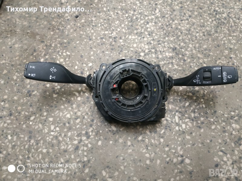 Bmw x3 конзола с лостчета и датчик ъгъл волан 9261762 , 9305954 , 2007 г., снимка 1