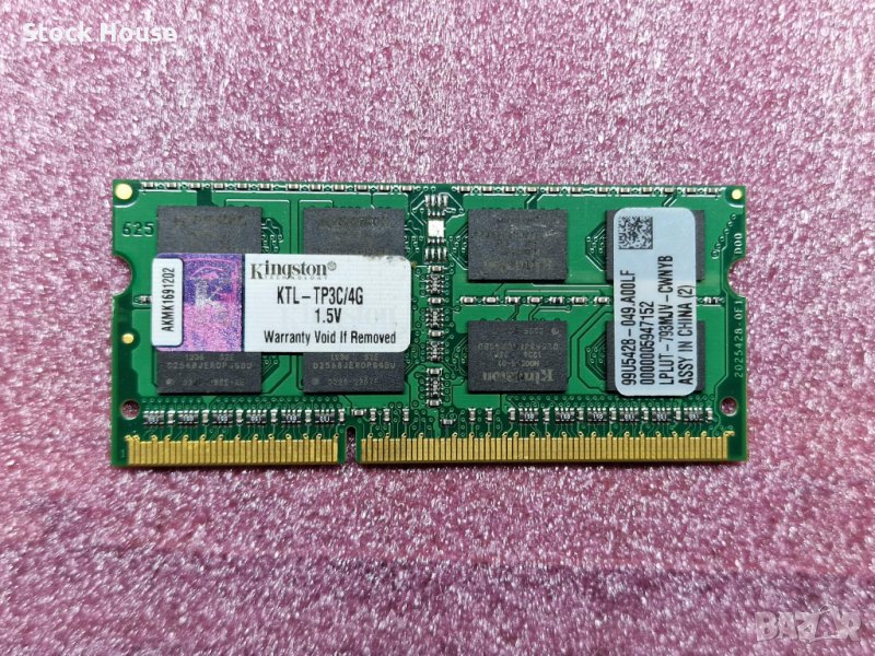 4GB Kingston Ram 1600 MHZ 16 chips DDR3 PC3-12800 за лаптоп - 2, снимка 1