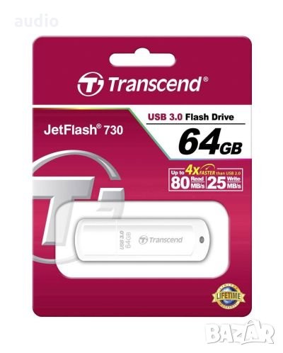 USB Флаш памет Transcend - JETFLASH 730, 64 GB, снимка 1