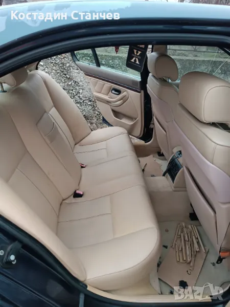 Задни кожени седалки за БМВ/BMW e39 седан, снимка 1