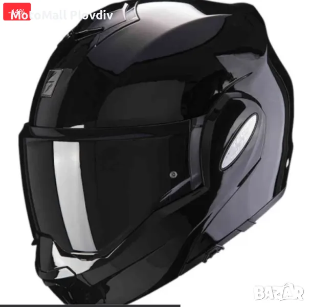 Каска Scorpions Exo Tech Evo Black Gloss, снимка 1
