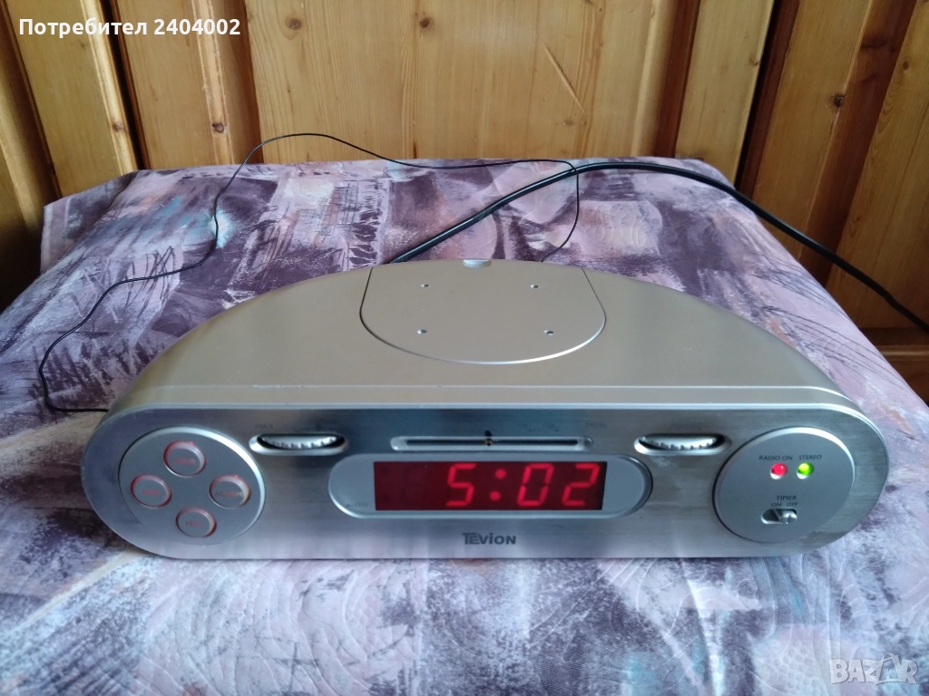 Радио часовник с таймер Tevion KCR 2007, снимка 1