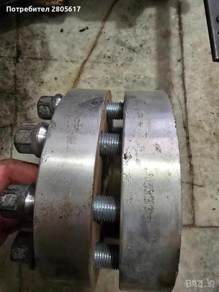 Фланци с болтове 30мм за БМВ 5х120, снимка 1