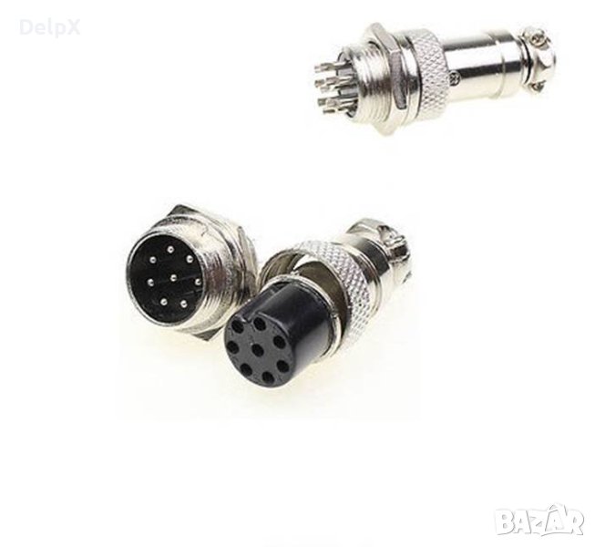 Букса комплект метална 8-ца(м+ж), снимка 1