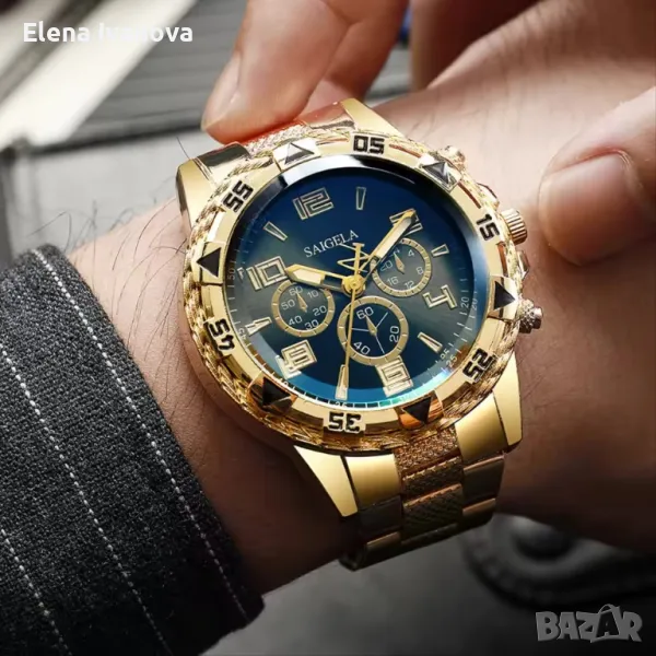 Кварцов часовник в луксозна кутия, снимка 1