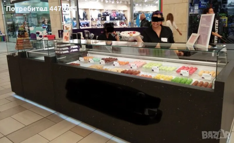 Продавам щанд / киоск за хранителни стоки с хладилна витрина, снимка 1