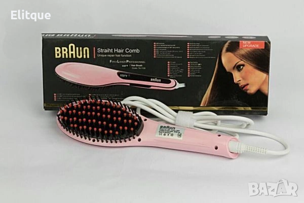 Четка за изправяне на коса Luxury 💎, снимка 1