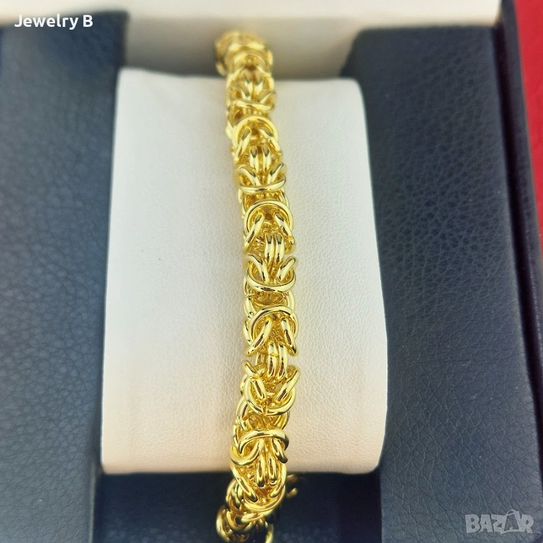 Масивна гривна с позлата, снимка 1